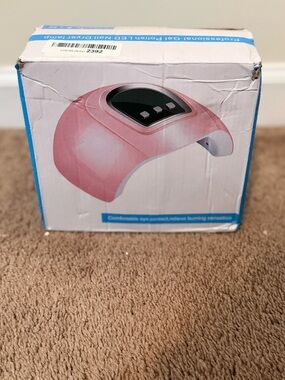Pink LED Nail Dryer Lamp